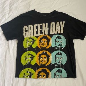 Thrifted Green Day Band Tee